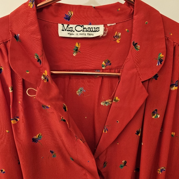 EUC - Vintage "Ms. Chaus" Dress - M - see measurements. - Picture 7 of 11